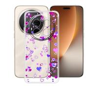 HGJTFANY pour Honor Magic 8 Pro Coque (6.71"), Coque Silicone Souple Transparente Ultra-Mince [Antichoc] TPU Bumper Housse Etui pour Honor Magic 8 Pro - Bulle d'amour