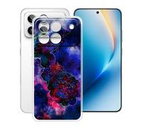 HGJTFANY pour Honor Win Coque (6.83"), Coque Silicone Souple Transparente Ultra-Mince [Antichoc] TPU Bumper Housse Etui pour Honor Win - Rose de Brume