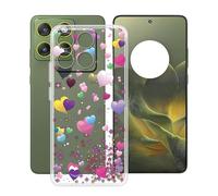 HGJTFANY pour Motorola Edge 70 Coque (6.70"), Coque Silicone Souple Transparente Ultra-Mince [Antichoc] TPU Bumper Housse Etui pour Motorola Edge 70 - Ballon Rose