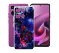 HGJTFANY pour Motorola Moto G 2026 Coque (6.7"), Coque Silicone Souple Transparente Ultra-Mince [Antichoc] TPU Bumper Housse Etui pour Motorola Moto G 2026 - Rose de Brume