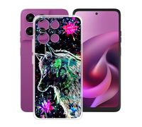 HGJTFANY pour Motorola Moto G 2026 Coque (6.7"), Coque Silicone Souple Transparente Ultra-Mince [Antichoc] TPU Bumper Housse Etui pour Motorola Moto G 2026 - Bête de Graffiti
