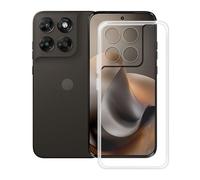 HGJTFANY pour Motorola Moto G77 Coque (6.78"), Coque Silicone Souple Transparente Ultra-Mince [Antichoc] TPU Bumper Housse Etui pour Motorola Moto G77 - Transparent