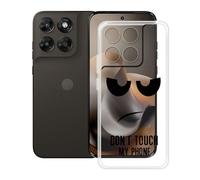 HGJTFANY pour Motorola Moto G77 Coque (6.78"), Coque Silicone Souple Transparente Ultra-Mince [Antichoc] TPU Bumper Housse Etui pour Motorola Moto G77 - DUO5