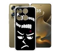 HGJTFANY pour Motorola Signature Coque (6.80"), Coque Silicone Souple Transparente Ultra-Mince [Antichoc] TPU Bumper Housse Etui pour Motorola Signature - Ne Pas Toucher