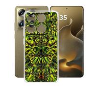 HGJTFANY pour Motorola Signature Coque (6.80"), Coque Silicone Souple Transparente Ultra-Mince [Antichoc] TPU Bumper Housse Etui pour Motorola Signature - Goblin Vert
