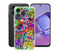 HGJTFANY pour Nubia V80 Design Coque (6.75"), Coque Silicone Souple Transparente Ultra-Mince [Antichoc] TPU Bumper Housse Etui pour Nubia V80 Design - Coloré