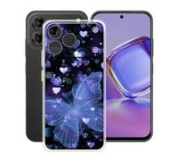 HGJTFANY pour Nubia V80 Design Coque (6.75"), Coque Silicone Souple Transparente Ultra-Mince [Antichoc] TPU Bumper Housse Etui pour Nubia V80 Design - XT149