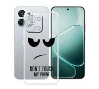 HGJTFANY pour Oppo A6 Pro 5G CPH2781 Coque (6.57"), Coque Silicone Souple Transparente Ultra-Mince [Antichoc] TPU Bumper Housse Etui pour Oppo A6 Pro 5G CPH2781 - DUO5