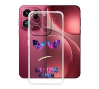 HGJTFANY pour Oppo Find X9 Pro Coque (6.78"), Coque Silicone Souple Transparente Ultra-Mince [Antichoc] TPU Bumper Housse Etui pour Oppo Find X9 Pro - DUO4