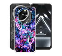 HGJTFANY pour Oukitel WP55 S Coque (6.60"), Coque Silicone Souple Transparente Ultra-Mince [Antichoc] TPU Bumper Housse Etui pour Oukitel WP55 S - Vif