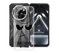 HGJTFANY pour Oukitel WP55 S Coque (6.60"), Coque Silicone Souple Transparente Ultra-Mince [Antichoc] TPU Bumper Housse Etui pour Oukitel WP55 S - DUO5
