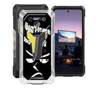 HGJTFANY pour Ulefone Armor 34 Coque (6.95"), Coque Silicone Souple Transparente Ultra-Mince [Antichoc] TPU Bumper Housse Etui pour Ulefone Armor 34 - Ne Pas Toucher