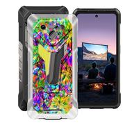 HGJTFANY pour Ulefone Armor 34 Coque (6.95"), Coque Silicone Souple Transparente Ultra-Mince [Antichoc] TPU Bumper Housse Etui pour Ulefone Armor 34 - Coloré