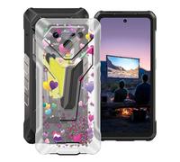 HGJTFANY pour Ulefone Armor 34 Coque (6.95"), Coque Silicone Souple Transparente Ultra-Mince [Antichoc] TPU Bumper Housse Etui pour Ulefone Armor 34 - Ballon Rose