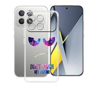 HGJTFANY pour Xiaomi Poco F8 Pro Coque (6.59"), Coque Silicone Souple Transparente Ultra-Mince [Antichoc] TPU Bumper Housse Etui pour Xiaomi Poco F8 Pro - DUO4