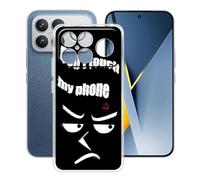 HGJTFANY pour Xiaomi Poco F8 Ultra Coque (6.90"), Coque Silicone Souple Transparente Ultra-Mince [Antichoc] TPU Bumper Housse Etui pour Xiaomi Poco F8 Ultra - Ne Pas Toucher