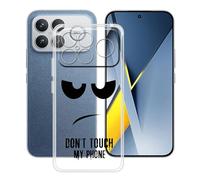 HGJTFANY pour Xiaomi Poco F8 Ultra Coque (6.90"), Coque Silicone Souple Transparente Ultra-Mince [Antichoc] TPU Bumper Housse Etui pour Xiaomi Poco F8 Ultra - DUO5