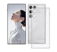 HGJTFANY pour ZTE Nubia RedMagic 11 Air Coque (6.85"), Coque Silicone Souple Transparente Ultra-Mince [Antichoc] TPU Bumper Housse Etui pour ZTE Nubia RedMagic 11 Air - Transparent