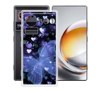 HGJTFANY pour ZTE Nubia Z80 Ultra Coque (6.85"), Coque Silicone Souple Transparente Ultra-Mince [Antichoc] TPU Bumper Housse Etui pour ZTE Nubia Z80 Ultra - XT149