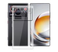 HGJTFANY pour ZTE Nubia Z80 Ultra Coque (6.85"), Coque Silicone Souple Transparente Ultra-Mince [Antichoc] TPU Bumper Housse Etui pour ZTE Nubia Z80 Ultra - Transparent