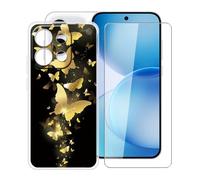 HGJTFANY Souple TPU Coque + Verre Trempé pour Oppo Reno16 Pro - WMA30