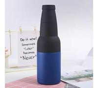 Hgkeke Bouteille de bière isotherme à double paroi en acier inoxydable de 355 ml avec décapsuleur de bière, isolants de bouteille de bière, support de glace froide pour des heures amateurs de bière