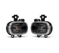 Hgkqbomb Antibrouillard Pour Navara Pour NP300 Pour Rogue Pour X-Trail Pour Kicks Pour Juke F16 Pour MK2 D23 Feu Antibrouillard LED Lentille Jaune/blanche Avant Étanche Feux Brouillard(Blanc)