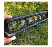 Hgkqbomb Barre Lumineuse LED À Une Rangée Pour Véhicules Tout-terrain 4x4 4WD ATV UAZ Feux Travail Lentille 6D 8" 14" 20" 27" 33" 40" 46" 53 Pouces Phare Moto(8 Inch 30W)