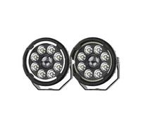 Hgkqbomb Feu Antibrouillard LED Pour Moto Phare Conduite 4,5 Pouces Pour Camion Tout-terrain Tracteur 4x4 Travail Phares Auxiliaires UTV Phare Moto(D040 CABLE)