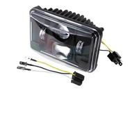 Hgkqbomb Phare LED 4x6 Pouces Pour Moto Compatible Avec Les Modèles XR250 XR400 XR650L XR650R Pour Suzuki DRZ H4651 H4652 H4656 H4666 H6545 Phare Moto(Le noir)