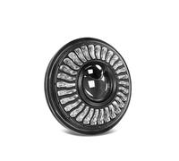 Hgkqbomb Phare LED Rond 5,75 Pouces Pour Moto Éclairage 5-3/4 Pouces Avec Feux Jour Blanc/ambre Et Halo Bienvenue Dégradé Au Démarrage Phare Moto(M008)