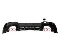 Hgkqbomb pour BMW pour 1 Série F20 F21 2012 2013 2014 Accessoires Auto Pièces Extérieures Diffuseur Arrière Lèvre Pare-Chocs Arrière Spoiler Kit Diffuseur Inférieur Pare-Chocs Arrière(2 Out 2 Open)