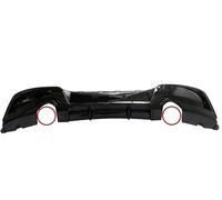 Hgkqbomb pour BMW pour 1 Série F20 F21 2012 2013 2014 Accessoires Auto Pièces Extérieures Diffuseur Arrière Lèvre Pare-Chocs Arrière Spoiler Kit Diffuseur Inférieur Pare-Chocs Arrière(2 Out 1 Open)