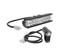 Hgkqbomb Pour Surron Pour Lightbee X Kit De Barre Lumineuse De Phare Amélioré L1E Version Route Plug & Play Interrupteur Marche/arrêt Avec Prise Phare Moto Phares(Single Color)