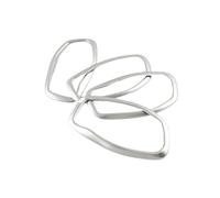 HGMGFYCX Garniture De Poignée De Porte Intérieure En Acier Inoxydable Pour Jeep Pour Renegade (BU) 2015-2018 4 Pièces