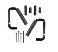 HGMGFYCX Poignées De Maintien Avant Et Arrière En Acier Pour Jeep Pour Wrangler JK 2007-2018 2009 2010 2011 2012 2013 2014 2015 2016 4 Portes(Front Handle Black)