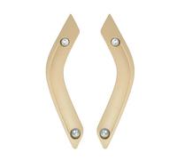 HGMGFYCX Pour Jeep Pour Wrangler JK 2011-2017 Garniture Poignée De Porte Intérieure (gauche Et Droite) - Références : 1RC72JAHAD Et 1RC72JAHAE(Golden)