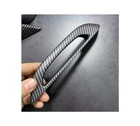 HGMGFYCX Pour Tesla Model 3 Y 2017-2023 Poignées Porte Antigel Poignée Autocollants Patch Couverture Voiture Modification Antigel Poignée Porte ABS 4 Pièces (4pcs Matte carbon)