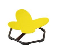 HGMMFZ Chaise pivotante sensorielle pour Tout-Petits Équipement pour l'Autisme Chaise oscillante à 360 ° Base en métal adaptée aux Enfants de 3 à 12 Ans Cadeau d'anniversaire (Jaune)
