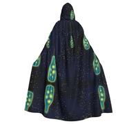 hgnbcsa Belle cape imprimée bouteille avec capuche pour homme et femme, longue cape à capuche pour adulte, costume d'Halloween cosplay pour fête