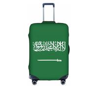 hgnbcsa Drapeau de l'Arabie Saoudite imprimée pour bagages, peau anti-rayures et motif double face, pour transport en aéroport, blanc, S, Valise