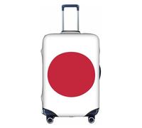 hgnbcsa Enveloppe de bagage imprimée drapeau du Japon, peau anti-rayures pour coffre, housse double face, pour transport en aéroport, blanc, S, Valise