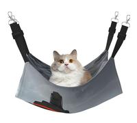 hgnbcsa Lit gigantesque bateau nu ire pour chat et perchoir de fenêtre, doux et lavable pour animaux domestiques, sangles réglables