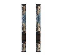 Hgnbcsa Lot de 2 couvre-poignées historiques London Bridge Magic Tape pour appareils électroménagers, réfrigérateur, four à micro-ondes, lave-vaisselle