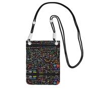 Hgnbcsa Petit sac à bandoulière pour femme, mini sac à bandoulière pour téléphone portable, sac à main de voyage, Noir , Taille unique