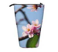 hgnbcsa Plum Blossom 1 Trousse à crayons avec fermeture éclair Motif télescopique Compact à extensible Pour articles de papeterie cosmétiques