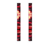 Hgnbcsa Red Sky at Night Lot de 2 couvre-poignées pour appareils électroménagers, réfrigérateur, micro-ondes, four et lave-vaisselle