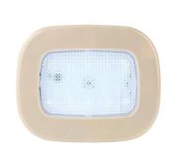 HGNMPGVVTZ Lampe lecture 12V portière voiture éclairage toit décoration plafonnier coffre lecture bienvenue plafond,marche arrière intérieur lanterne universelle(Beige Shell)