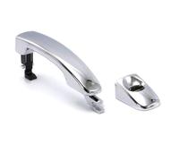 HGNMPGVVTZ Poignée Extérieure De Porte Poignée De Porte Extérieure Chromée Avec Cache Pour Mazda BT50 2012 2013 2014 2015 2016 2017 2018 2019 2020(Handle with Key Hole)