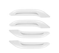 HGNMPGVVTZ Poignée Extérieure De Porte Poignées De Porte Extérieures Antigel Pour Tesla Pour Model 3 Modèles 2017-2024 Protection Antigel En ABS 4 Pièces(4pcs White)
